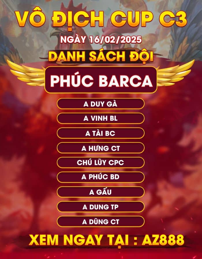 Danh sách các đội đăng ký tham gia Danh sách các đội đăng ký tham gia